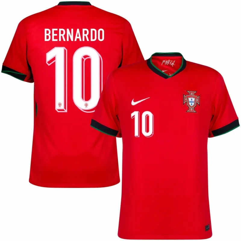 Bernardo. Camiseta de local de Portugal 2024/25 - Rojo