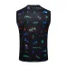Portugiesisches 2024/25 Tanktop + Shorts - schwarzes Muster