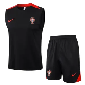 Gilet + shorts du Portugal 2024/25 - noir