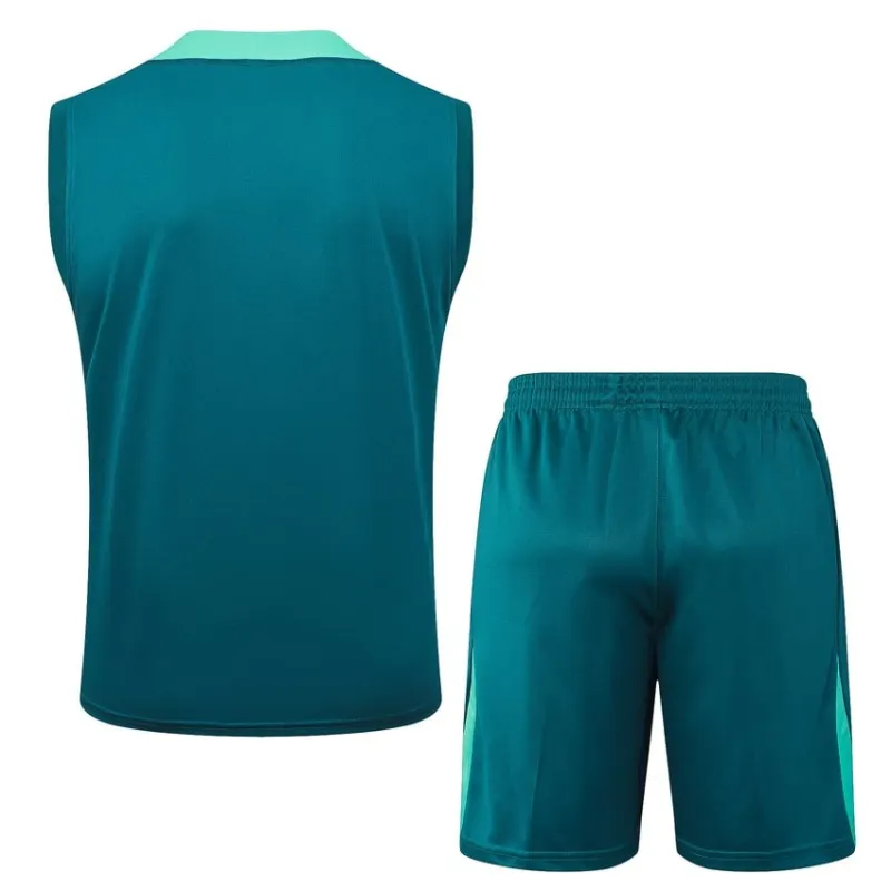 Portugiesisches 2024/25 Tanktop + Shorts - grün