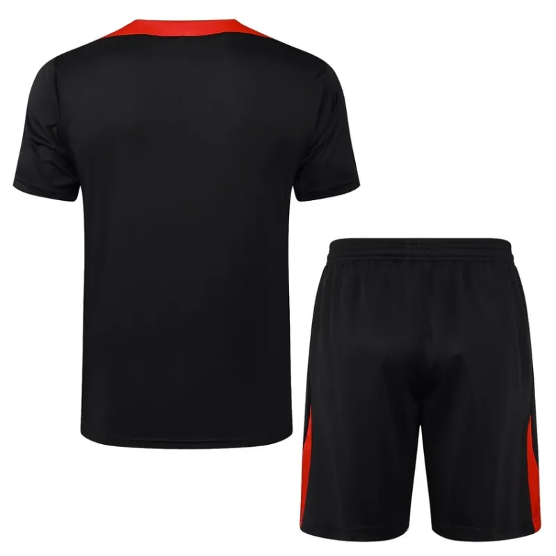 Portugiesisches 2024/25 Trainingsanzug + Shorts - schwarz