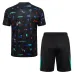Portugiesisches 2024/25 Trainingsanzug + Shorts - schwarzes Muster