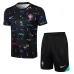 Portugiesisches 2024/25 Trainingsanzug + Shorts - schwarzes Muster