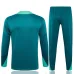 Ropa de deporte de manga larga + pantalones de Portugal 2024/25 - verde
