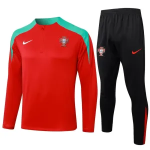 Portugiesisches 2024/25 Langarmsportbekleidung + Hosen - rot
