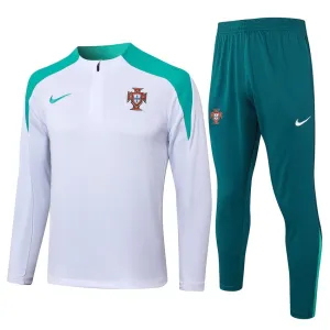 Portugiesisches 2024/25 Langarmsportbekleidung + Hosen - weiß