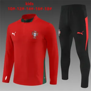 Portugal 2025/26 Kinder Sportanzug Rot