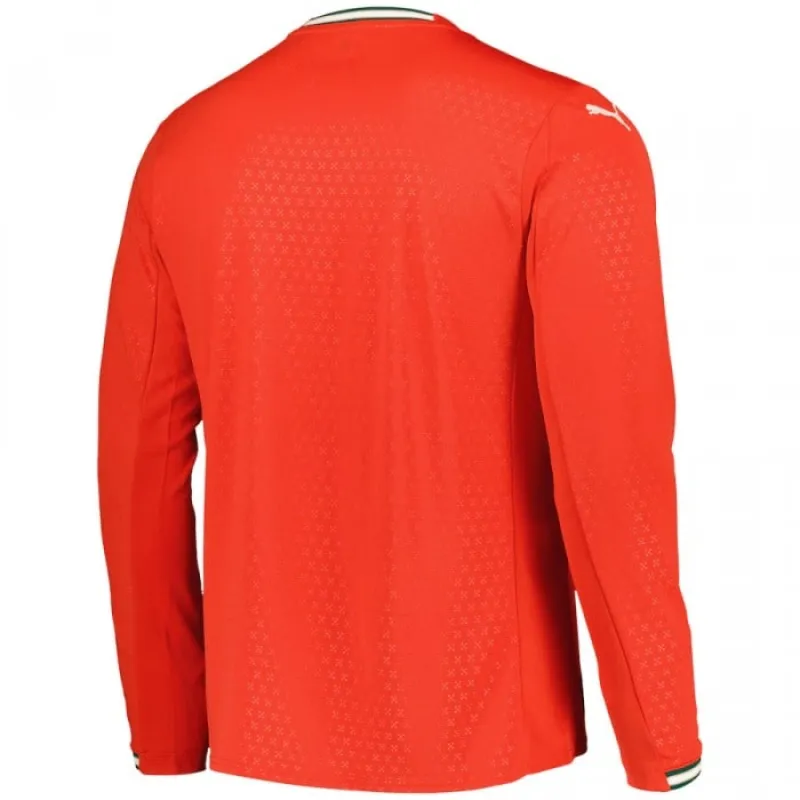 Portugal 2025/26 Heimtrikot langarm - Rot