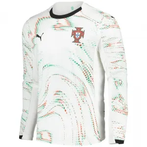 Portugal 2025/26 Auswärts-Trikot langarm - Weiß