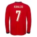 Portugal RONALDO 2025/26 Heimtrikot langarm - Rot