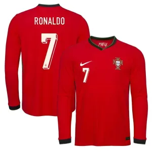 Portugal RONALDO 2025/26 Heimtrikot langarm - Rot