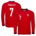 Portugal RONALDO 2025/26 Heimtrikot langarm - Rot