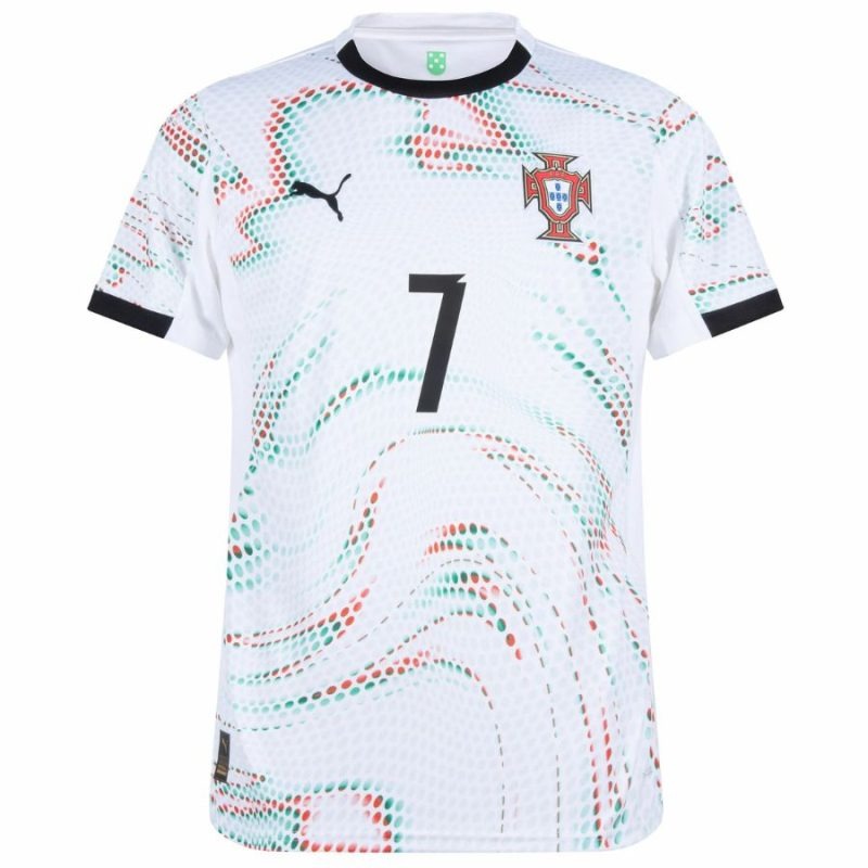 Portugal RONALDO Auswärts-Trikot 2025/26 - Weiß