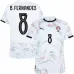 Portugal B.FERNANDES 2025/26 Auswärtstrikot - Weiß