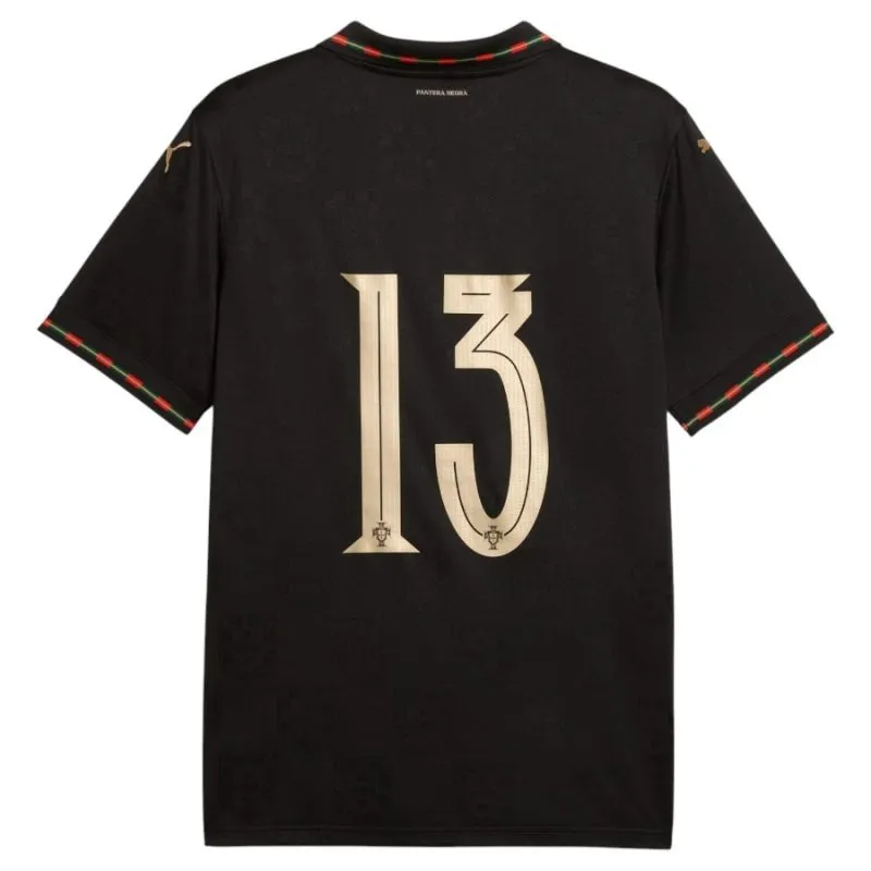 Portugal EUSÉBIO 2025/26 Sonderedition Kindertrikot - Schwarz