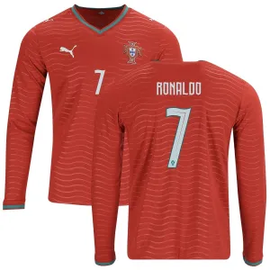 Portugal RONALDO 2026/27 Home Long-Sleeved Jersey - Red