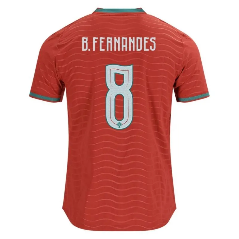 Portogallo B.FERNANDES 2026/27 Maglia Casalinga - Rossa