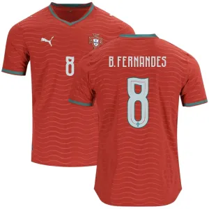Portugal B.FERNANDES 2026/27 Heimtrikot - Rot