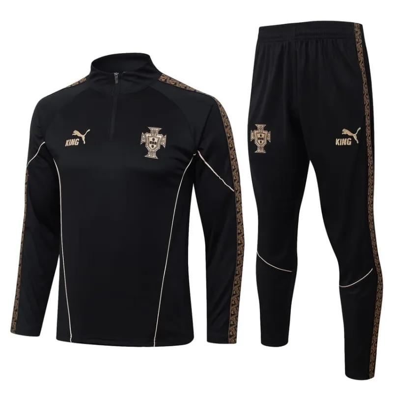 Portugal 2026/27 Trainingsanzug Schwarz