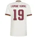 Spagna LAMINE YAMAL 2026/27 maglia trasferta bianca