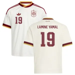 España LAMINE YAMAL 2026/27 camiseta visita niño blanca