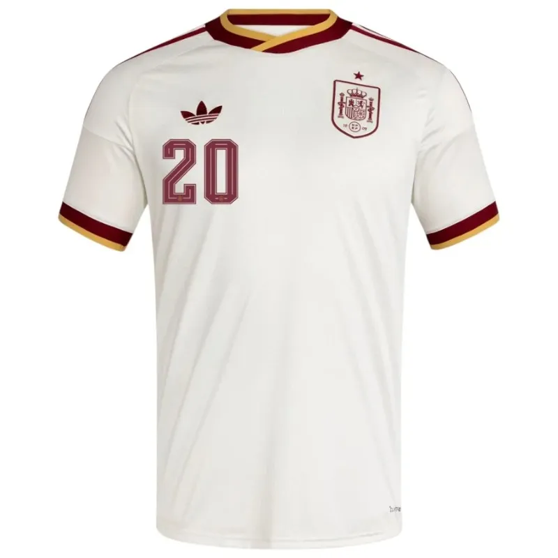 Spain PEDRI 2026/27 away jersey white