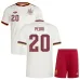 Spagna PEDRI 2026/27 set maglia trasferta bambino bianca