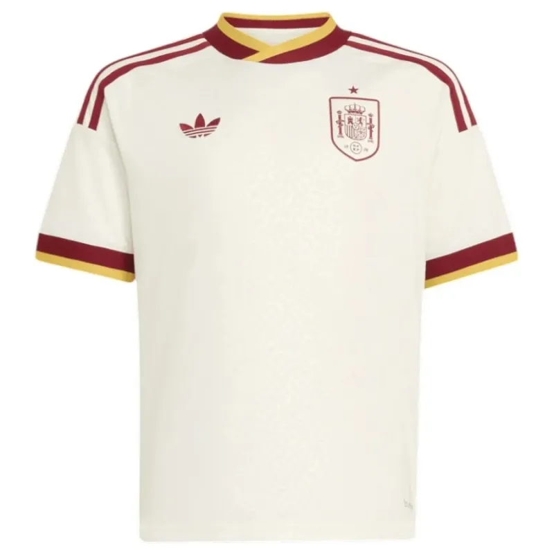 Spagna 2026/27 maglia trasferta bambino bianca