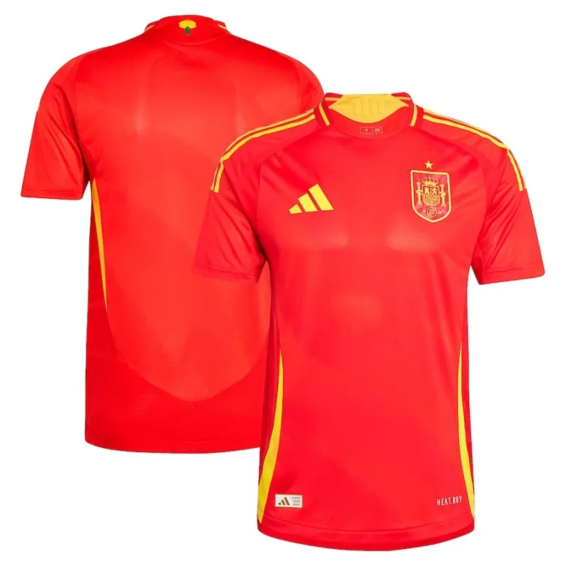 Spanien 2024/25 Heim Spieler-Trikot - Rot