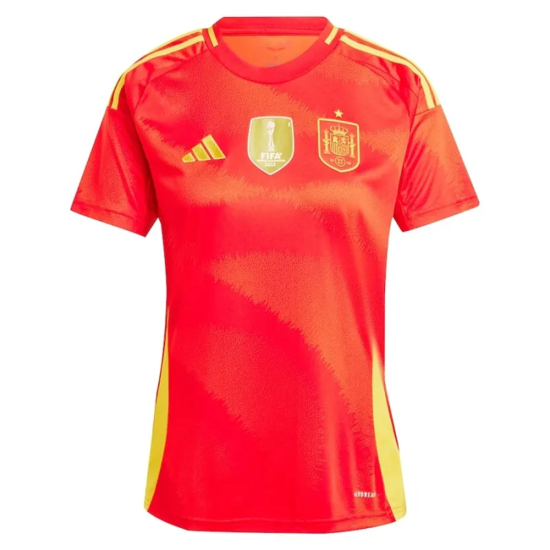 Spagna 2024/25 Casa Maglia Tifoso Donna - Rossa