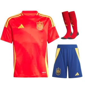 Spanien 2024/25 Heim Kinder Fan-Kit - Rot