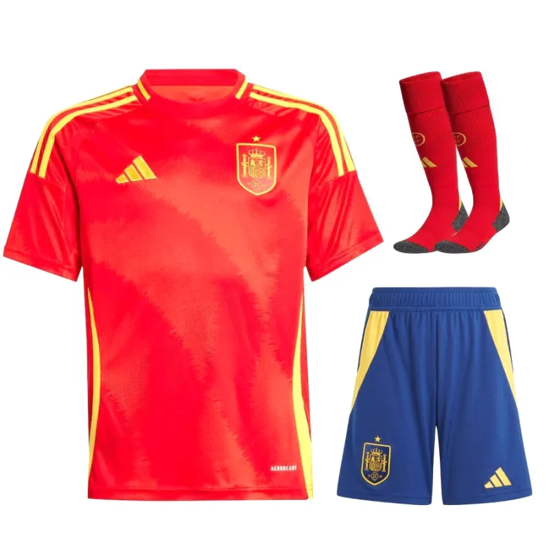 Espagne 2024-25 Domicile Enfant Kit Supporter - Rouge
