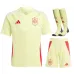 Spanien 2024/25 Auswärtstrickotset für Kinder - Gelb