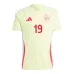 Conjunto de camisa de campo para niños de España de Yamal 2024/25 - Amarillo