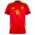 La camisa principal de España de RODRI en 2024/25 - Roja