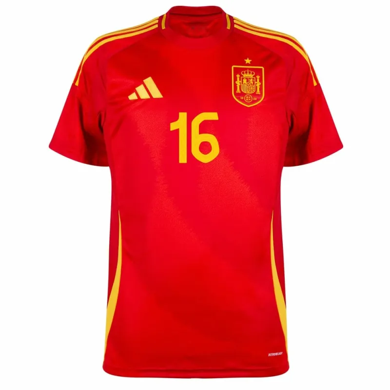 La camisa principal de España de RODRI en 2024/25 - Roja