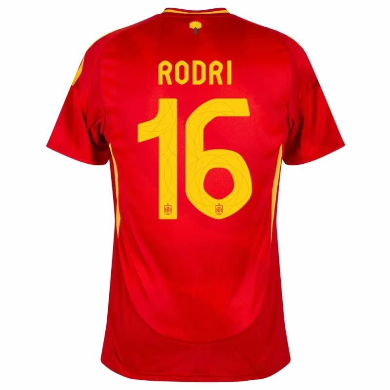 La camisa principal de España de RODRI en 2024/25 - Roja