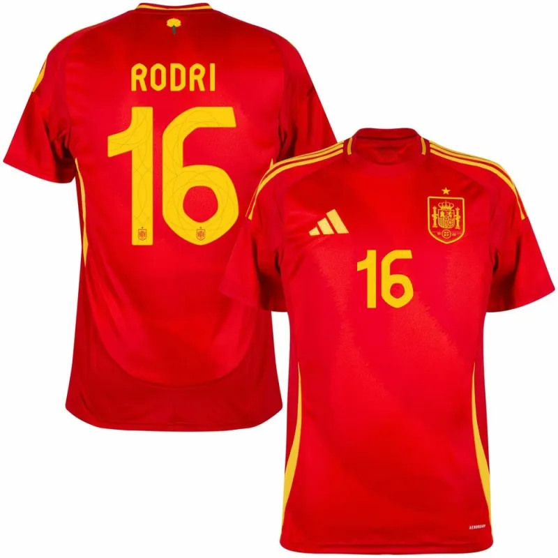 La camisa principal de España de RODRI en 2024/25 - Roja