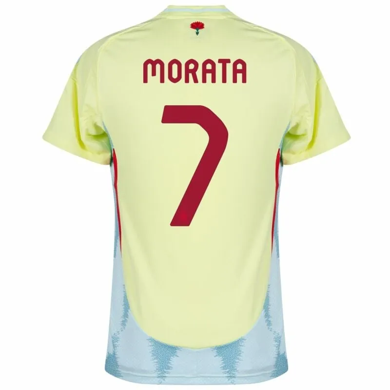 Camisa de fuera de España de Morata 2024/25 - Amarilla