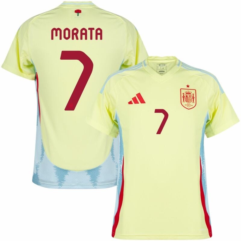 Camisa de fuera de España de Morata 2024/25 - Amarilla