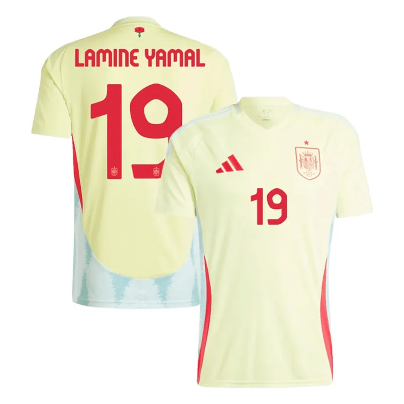 Camisa de fuera de España de Yamal 2024/25 - Amarilla