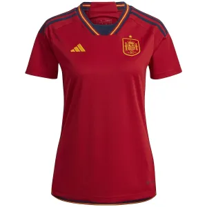 Spanisches Frauenheimtrikot für die Weltmeisterschaft 2022 - Rot