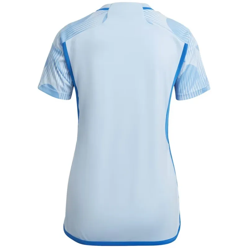 Camisa femenina de fuera de España para la Copa del Mundo FIFA 2022 - Azul