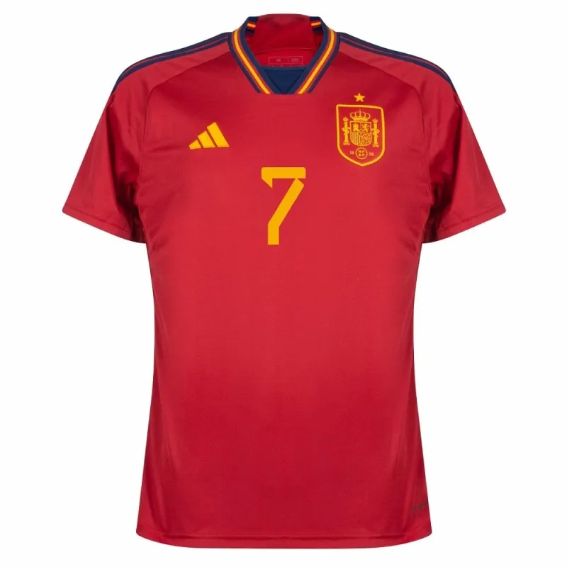 Morata's Spanisches Heimtrikot für die FIFA Weltmeisterschaft 2022 - Rot