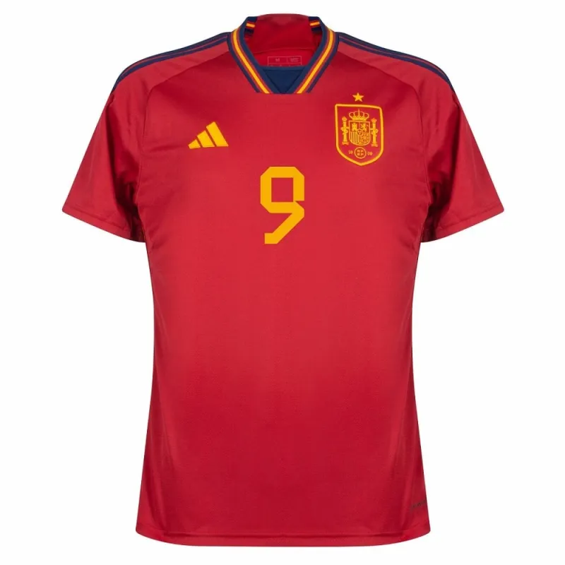 Gavi's Spanisches Heimtrikot für die FIFA Weltmeisterschaft 2022 - Rot
