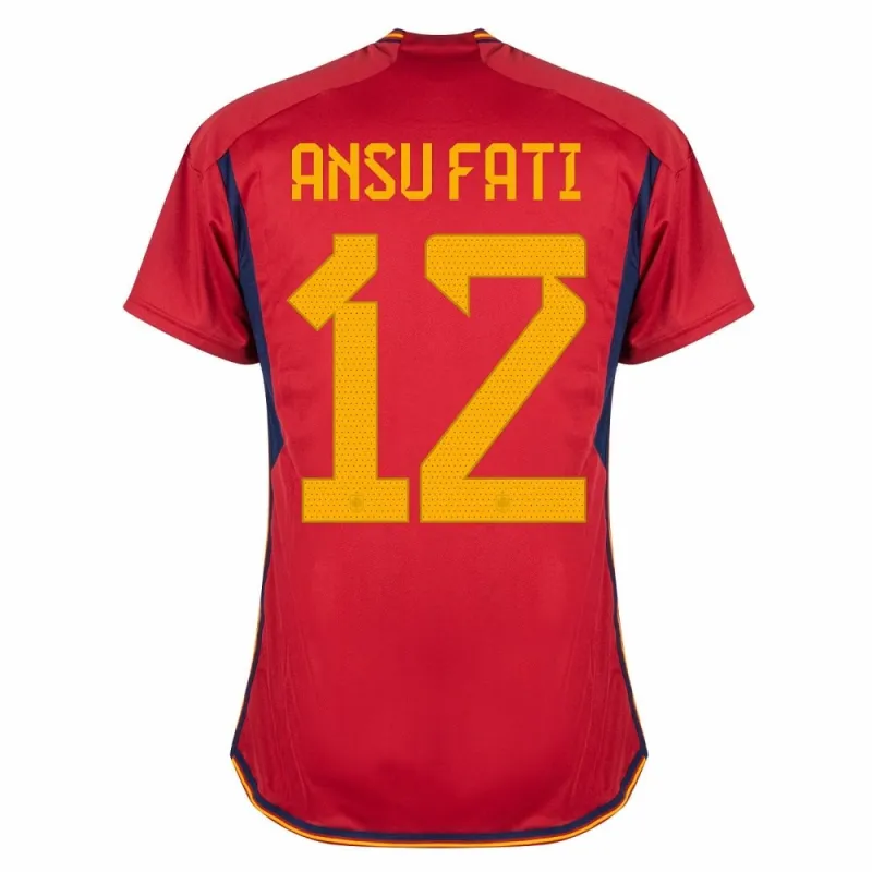 La camisa principal de España para la Copa del Mundo FIFA 2022 de Ansu Fati - Roja