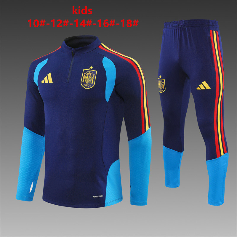 Spagna 2026/27 Set Sportivo Bambino blu