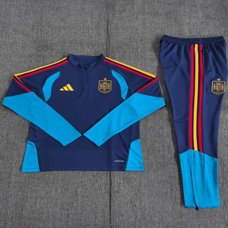 Spagna 2026/27 Set Sportivo Bambino blu