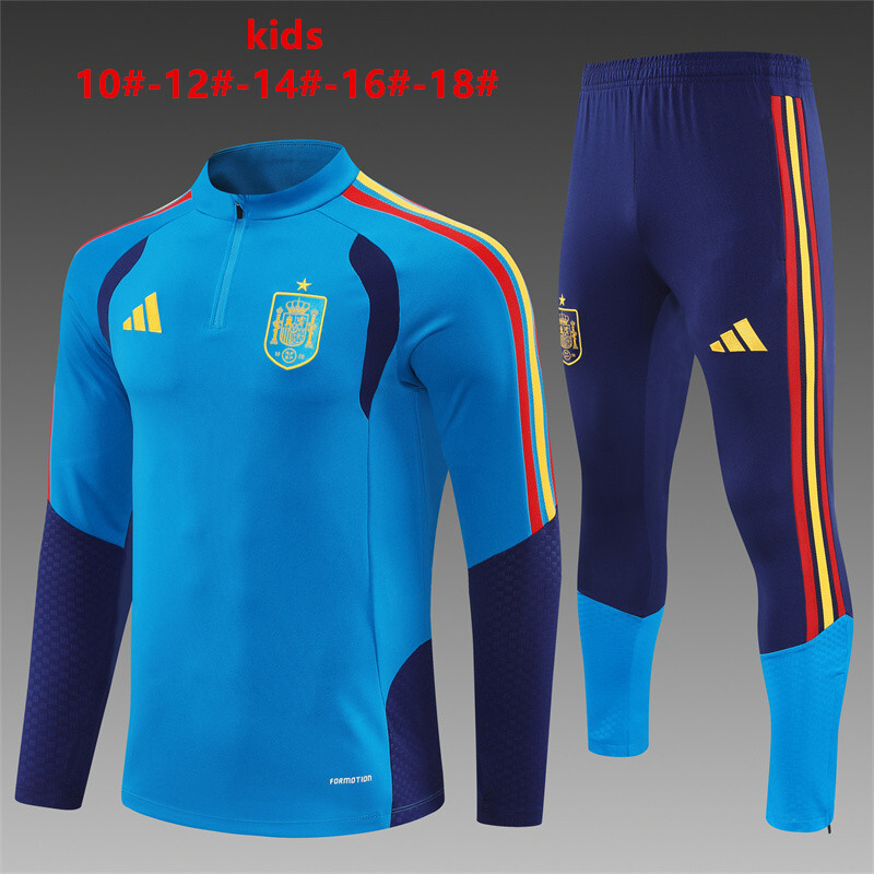 Spagna 2026/27 Set Sportivo Bambino blu