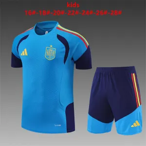 Spanien 2026/27 Kinder Trainingsanzug blau